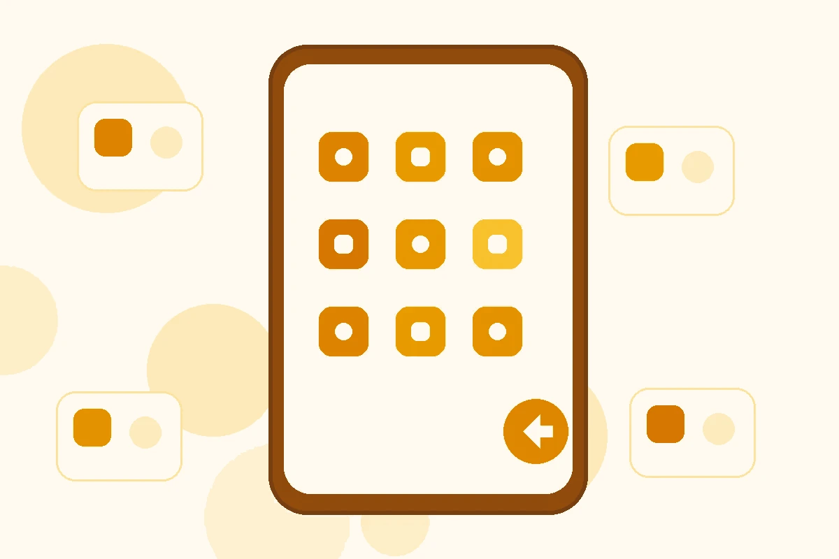 Android software download concept illustration